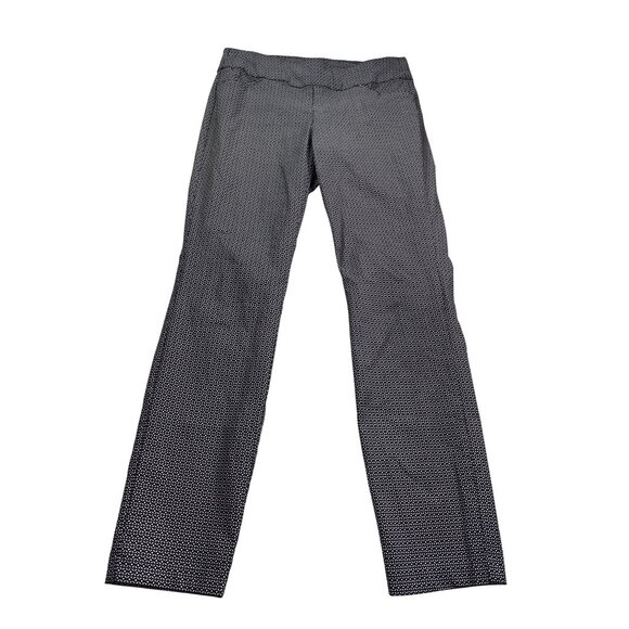 Christopher & Banks Signature Slimming Womens Dress Pants Size 4 Black White - Picture 1 of 5